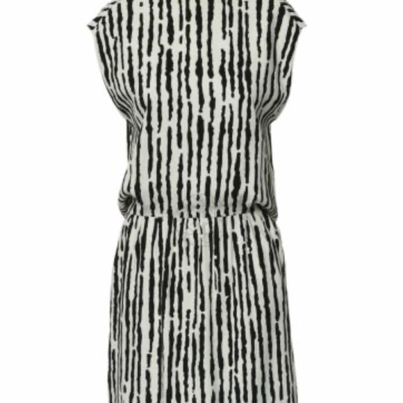 Balenciaga Monochrome Patterned Mini Dress - Picture 1 of 14